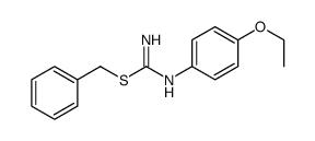 benzyl N'-(4-ethoxyphenyl)carbamimidothioate Structure