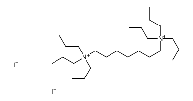 tripropyl-[7-(tripropylazaniumyl)heptyl]azanium,diiodide结构式