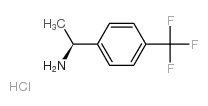 (S)-1-(4-(三氟甲基)苯基)乙胺盐酸盐结构式