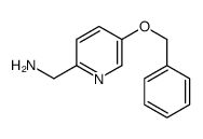 1-[5-(BENZYLOXY)PYRIDIN-2-YL]METHANAMINE structure