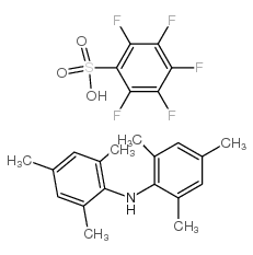 五氟苯磺酸二均三甲苯基铵盐结构式