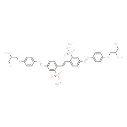 disodium 4,4'-bis[[4-(3-chloro-2-hydroxypropoxy)phenyl]azo]stilbene-2,2'-disulphonate picture