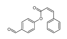 (4-formylphenyl) 3-phenylprop-2-enoate Structure