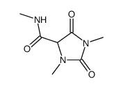 1,3-dimethyl-2,5-dioxo-imidazolidine-4-carboxylic acid methylamide Structure