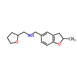 (2-METHYL-2,3-DIHYDRO-BENZOFURAN-5-YLMETHYL)-(TETRAHYDRO-FURAN-2-YLMETHYL)-AMINE结构式