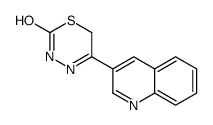 5-quinolin-3-yl-3,6-dihydro-1,3,4-thiadiazin-2-one Structure