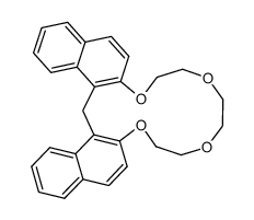 8,9,11,12,14,15-hexahydro-23H-dinaphtho[2,1-k,1',2'-n][1,4,7,10]tetraoxacyclopentadecin结构式