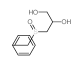 3-benzylsulfinylpropane-1,2-diol Structure