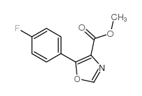 Methyl 5-(4-fluorophenyl)oxazole-4-carboxylate picture