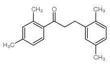 2',4'-DIMETHYL-3-(2,5-DIMETHYLPHENYL)PROPIOPHENONE结构式