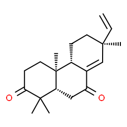 (4aR)-7β-Ethenyl-4,4a,4bβ,5,6,7,10,10aβ-octahydro-1,1,4aα,7-tetramethyl-2,9(1H,3H)-phenanthrenedione结构式