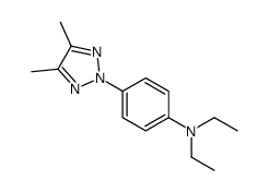 4-(4,5-dimethyltriazol-2-yl)-N,N-diethylaniline Structure