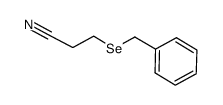 benzyl 2-cyanoethyl selenide结构式