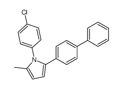 1-(4-chlorophenyl)-2-methyl-5-(4-phenylphenyl)pyrrole Structure