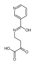 2-oxo-4-(pyridine-3-carbonylamino)butanoic acid结构式