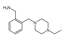 Benzenemethanamine, 2-[(4-ethyl-1-piperazinyl)methyl] Structure