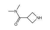 N,N-dimethylazetidine-3-carboxamide Structure