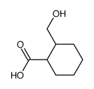 2-hydroxymethyl-cyclohexanecarboxylic acid Structure