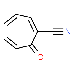 7-Oxo-1,3,5-cycloheptatriene-1-carbonitrile structure