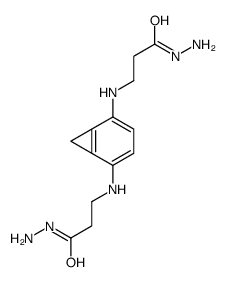 N-N'-(methylene-p-phenylene)bis(beta-alaninohydrazide)结构式