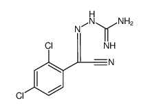 3-[Cyano(2,4-Dichlorophenyl)Methylene]Carbazamidine Structure