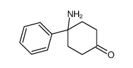 4-amino-4-phenylcyclohexanone structure