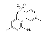 2-amino-6-iodopyrimidin-4-yl 4-methylbenzenesulfonate Structure