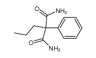 phenyl-propyl-malonic acid diamide Structure