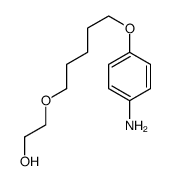 2-[5-(4-aminophenoxy)pentoxy]ethanol结构式