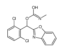 [1,3-benzoxazol-2-yl-(2,6-dichlorophenyl)methyl] N-methylcarbamate结构式