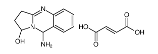 9-amino-1,2,3,9-tetrahydropyrrolo[2,1-b]quinazolin-1-ol,(Z)-but-2-enedioic acid Structure