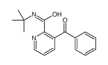 3-benzoyl-N-tert-butylpyridine-2-carboxamide结构式