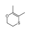 5,6-dimethyl-2,3-dihydro-1,4-oxathiine结构式