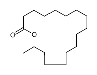 17-methyl-oxacycloheptadecan-2-one结构式