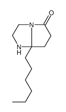 7a-hexyl-2,3,6,7-tetrahydro-1H-pyrrolo[1,2-a]imidazol-5-one Structure