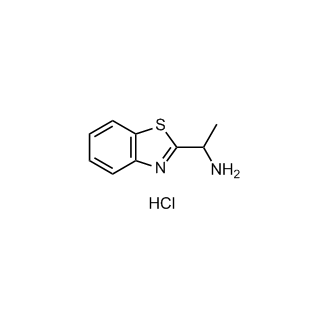 1-(Benzo[d]thiazol-2-yl)ethanaminehydrochloride structure