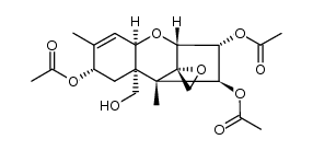 3α,4β,8α-Triacetoxy-15-hydroxy-12,13-epoxytrichothec-9-ene结构式