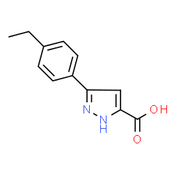 3-(4-Ethylphenyl)-1H-pyrazole-5-carboxylic acid picture