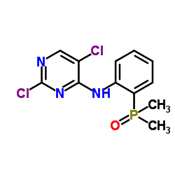 2,5-dichloro-N-(2-(diMethylphosphoryl)phenyl)pyriMidin-4-aMine structure