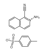 2-amino-1-cyanoisoquinolinium tosylate Structure