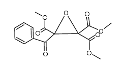 benzoyl-1,2-epoxy-ethylene-tricarboxylic acid trimethyl ester Structure