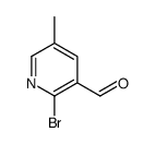 2-BROMO-5-METHYLNICOTINALDEHYDE structure