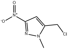 5-(chloromethyl)-1-methyl-3-nitro-1H-pyrazole Structure