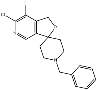 1'-benzyl-6-chloro-7-fluoro-1h-spiro[furo[3,4-c]pyridine-3,4'-piperidine] picture