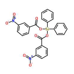 Diphenylsilanediyl bis(3-nitrobenzoate) Structure