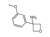 3-(3-methoxyphenyl)oxetan-3-amine Structure