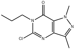 5-氯-1,3-二甲基-6-丙基-1,6-二氢-7H-吡唑并[4,3-D]嘧啶-7-酮图片