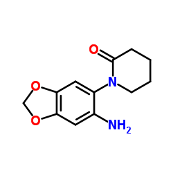 1-(6-Amino-1,3-benzodioxol-5-yl)-2-piperidinone picture