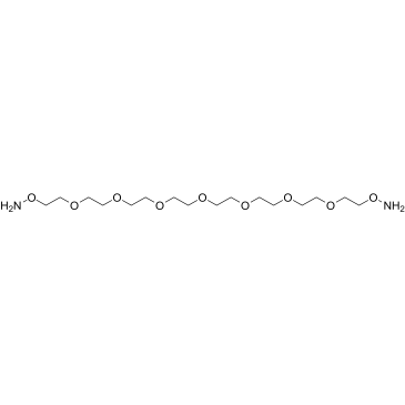 Bis-aminooxy-PEG7 structure