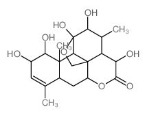 Picras-3-en-16-one,11,20-epoxy-1,2,11,12,15-pentahydroxy-, (1b,2a,11b,12a,15b)- (9CI) picture